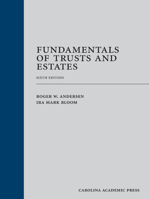 cover image of Fundamentals of Trusts and Estates
